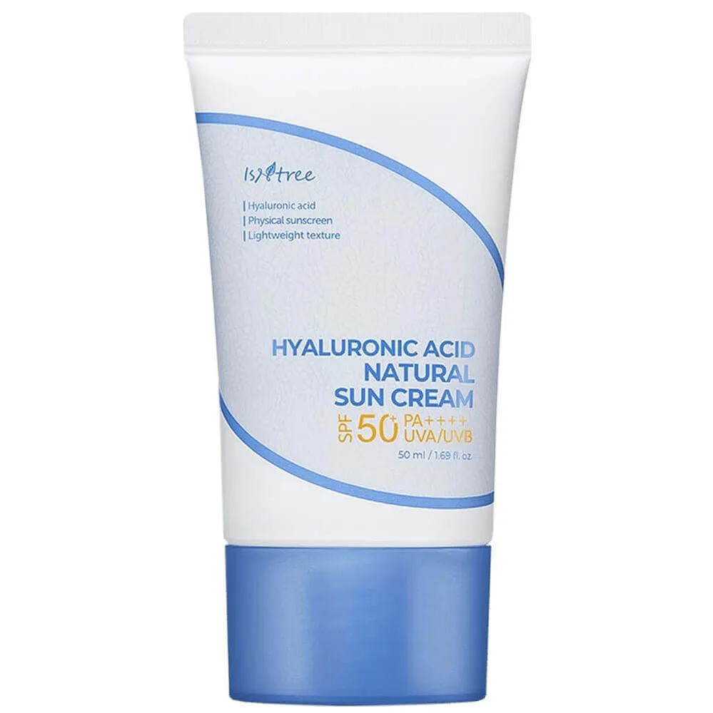 ISNTREE Увлажняющий минеральный солнцезащитный крем IsNtree Hyaluronic Acid Natural Sun Cream SPF50+ PA++++
