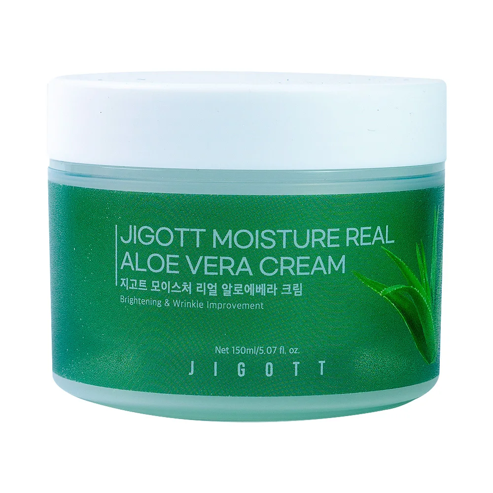 JIGOTT Крем для лица АЛОЕ Moisture Real Aloe Vera Cream