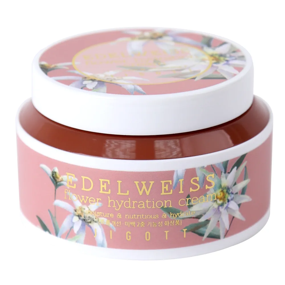 JIGOTT Крем для лица ЭДЕЛЬВЕЙС EDELWEISS Flower Hydration Cream