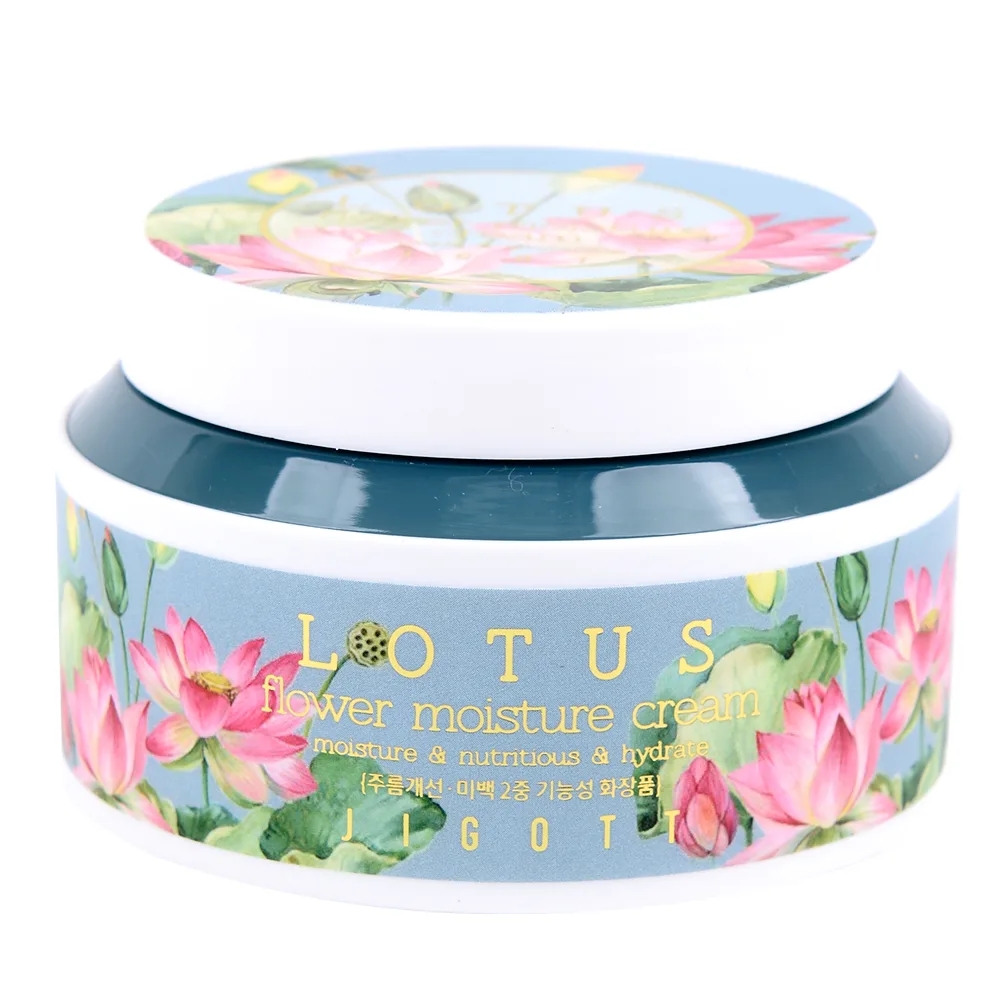 JIGOTT Крем для лица ЛОТОС LOTUS Flower Moisture Cream