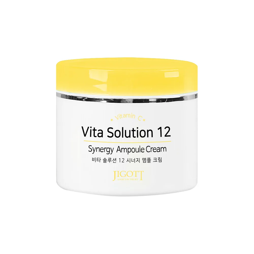 JIGOTT Крем для лица ОСВЕТЛЕНИЕ Е Vita Solution 12 Synergy Ampoule Cream