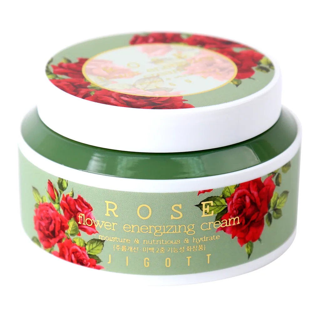 JIGOTT Крем для лица РОЗА ROSE Flower Energizing Cream