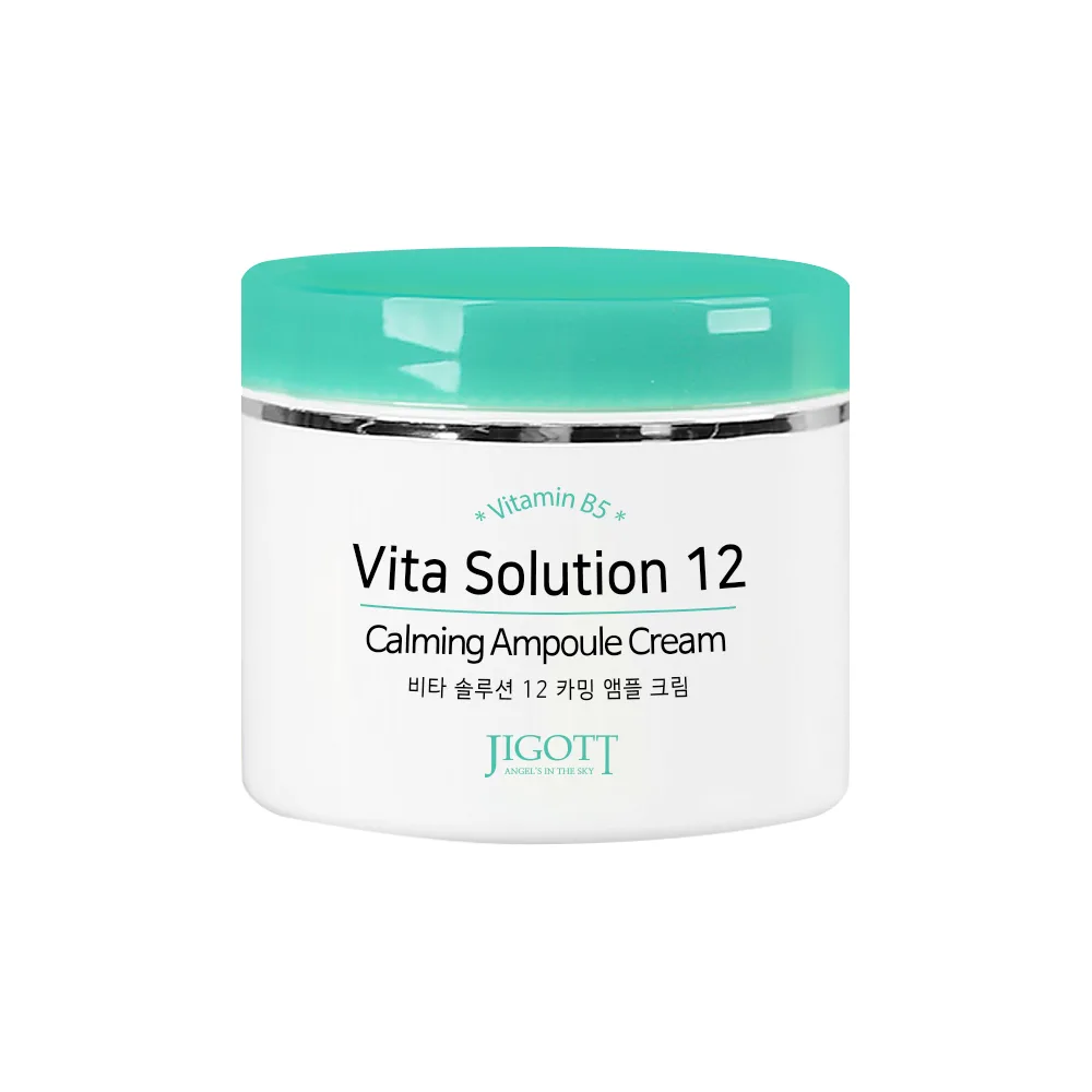 JIGOTT Крем для лица УСПОКАИВАЮЩИЙ Vita Solution 12 Calming Ampoule Cream