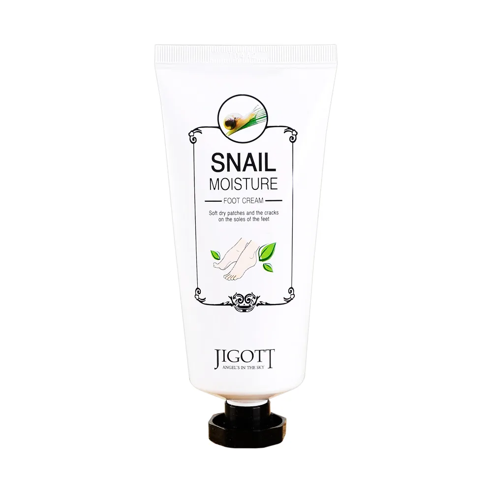 JIGOTT Крем для ног МУЦИН УЛИТКИ SNAIL MOISTURE FOOT CREAM