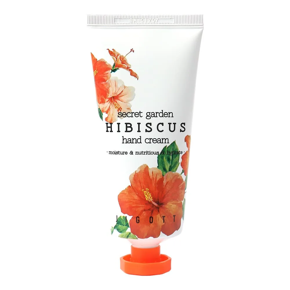 JIGOTT Крем для рук ГИБИСКУС SECRET GARDEN HIBISCUS HAND CREAM