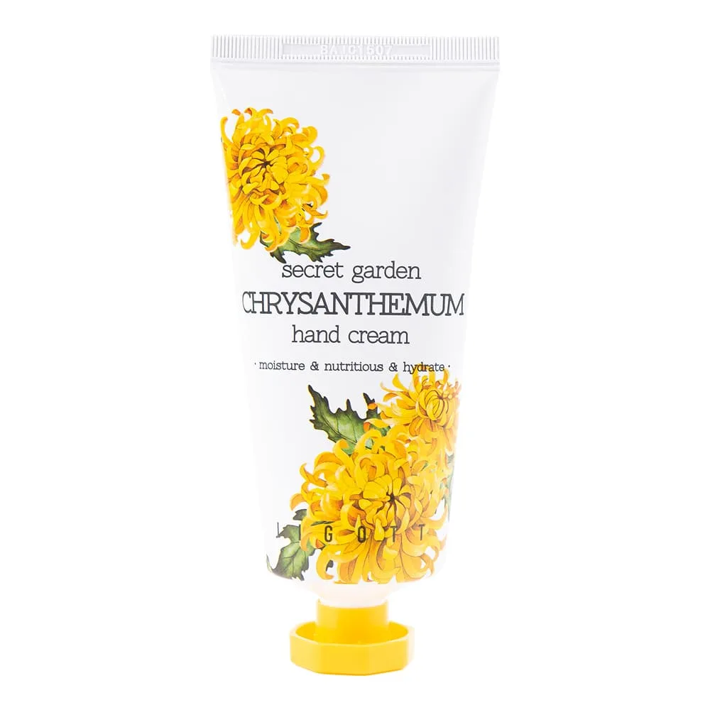 JIGOTT Крем для рук ХРИЗАНТЕМА SECRET GARDEN CHRYSANTHEMUM HAND CREAM
