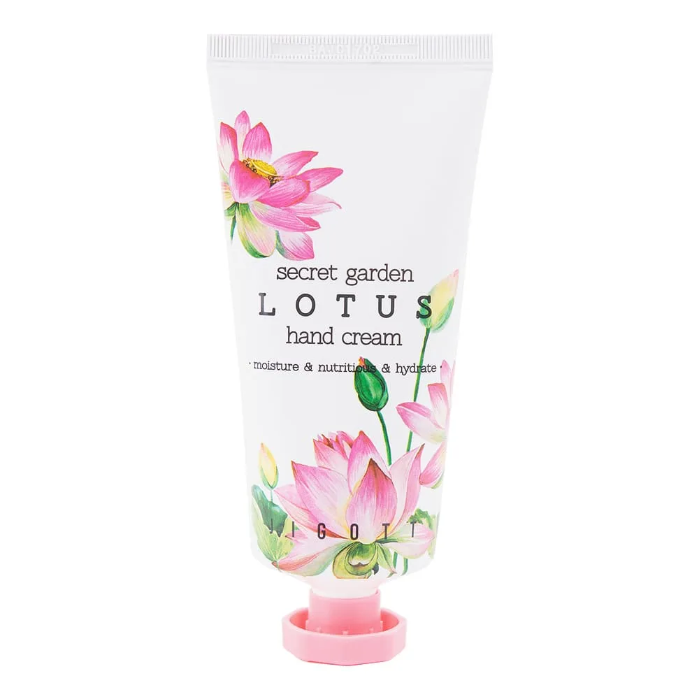 JIGOTT Крем для рук ЛОТОС SECRET GARDEN LOTUS HAND CREAM