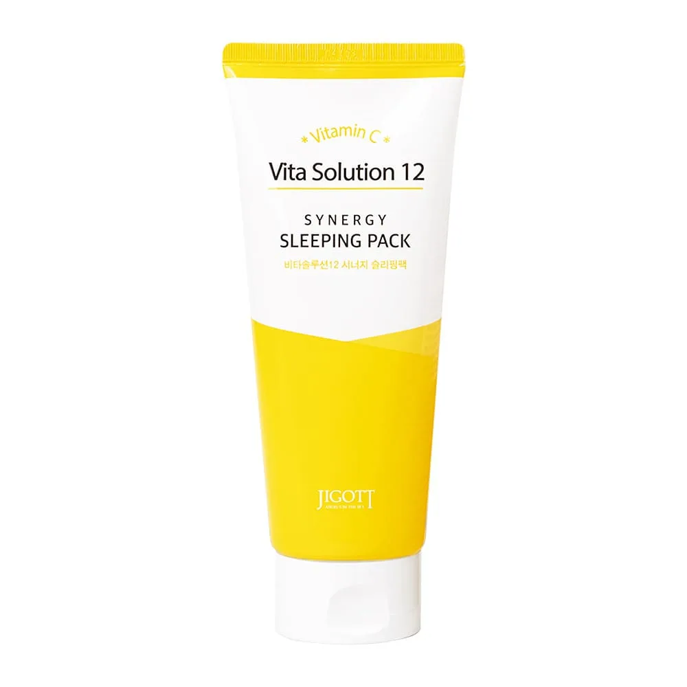JIGOTT Ночная маска для лица ЭНЕРГИЯ Vita Solution 12 Synergy Sleeping Pack
