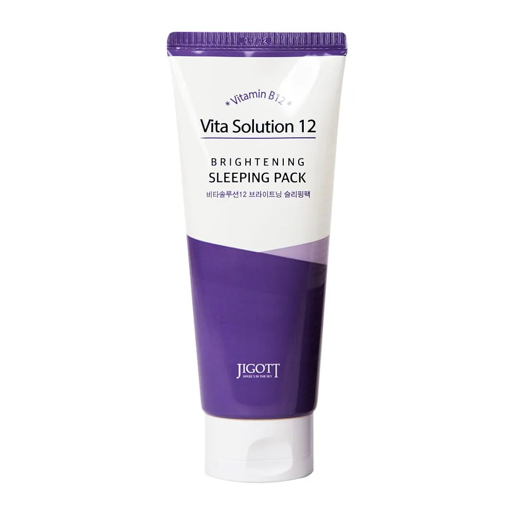 JIGOTT Ночная маска для лица СИЯНИЕ Vita Solution 12 Brightening Sleeping Pack