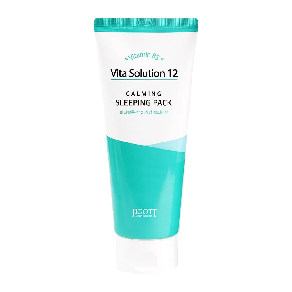 JIGOTT Ночная маска для лица УСПОКАИВАЮЩАЯ Vita Solution 12 Calming Sleeping Pack