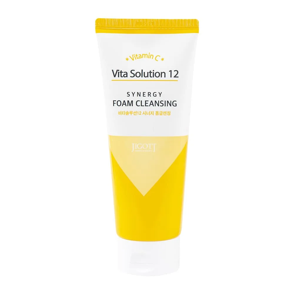 JIGOTT Пенка для умывания ЭНЕРГИЯ Vita Solution 12 Synergy Foam Cleansing