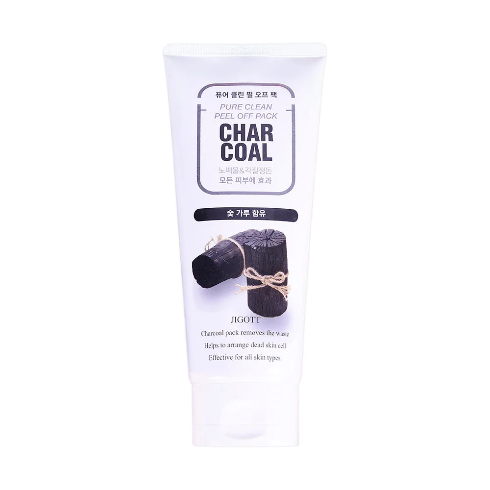 JIGOTT Пилинг-маска для лица УГОЛЬ CHARCOAL Pure Clean Peel Off Pack