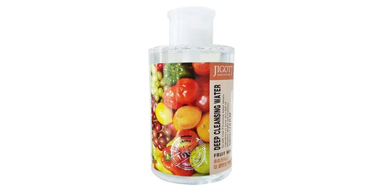 JIGOTT Жидкость для снятия макияжа ФРУКТОВЫЙ МИКС FRUIT MIX Deep Cleansing Water