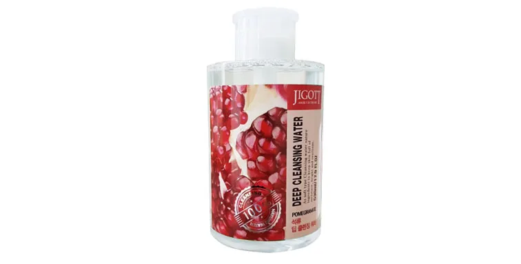 JIGOTT Жидкость для снятия макияжа ГРАНАТ POMEGRANATE Deep Cleansing Water