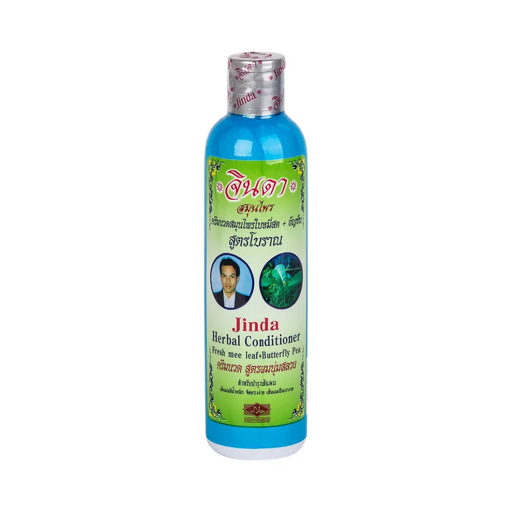 JINDA HERBAL Растительный кондиционер Jinda Herbal Сonditioner Fresh mee leaf + Butterfly Pea