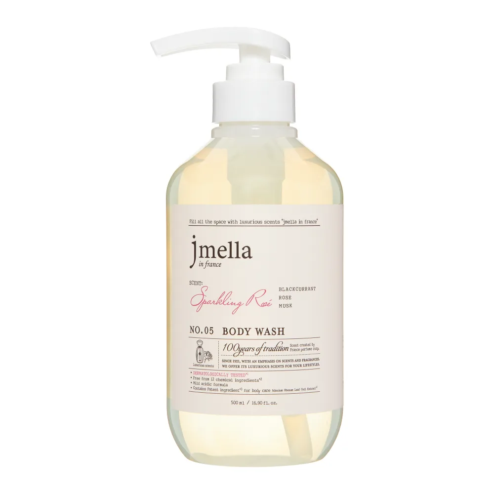 JMELLA Гель для душа ЧЁРНАЯ СМОРОДИНА / РОЗА / МУСКУС Jmella In France Sparkling Rosé Body Wash