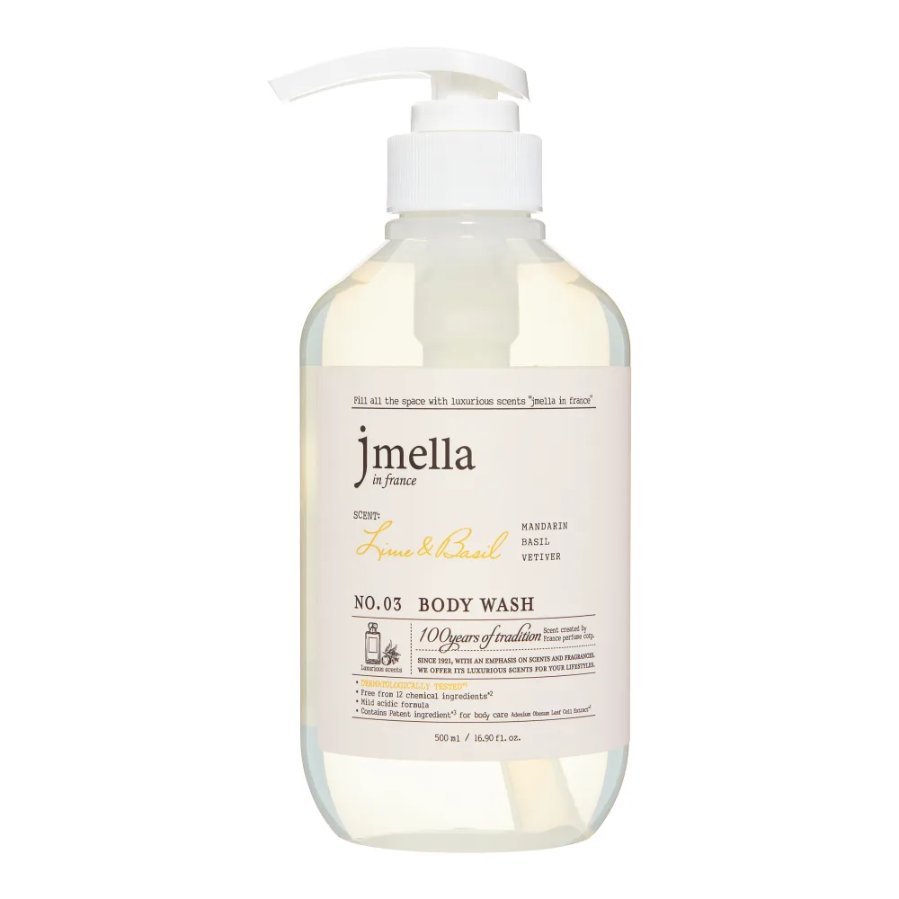 JMELLA Гель для душа ЛАЙМ / БАЗИЛИК Jmella In France Lime & Basil Body Wash