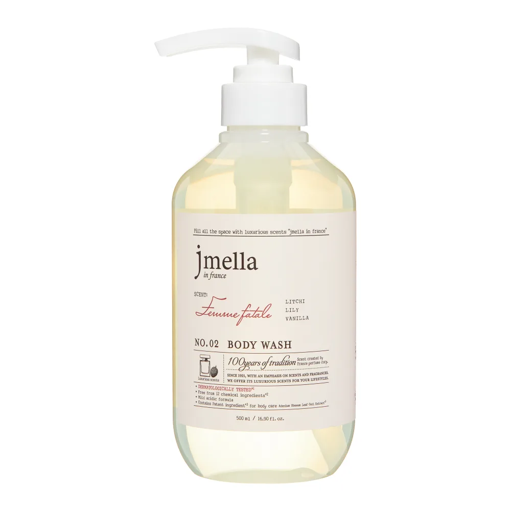 JMELLA Гель для душа ЛИЧИ, ЛИЛИЯ, ВАНИЛЬ Jmella In France Femme Fatale Body Wash
