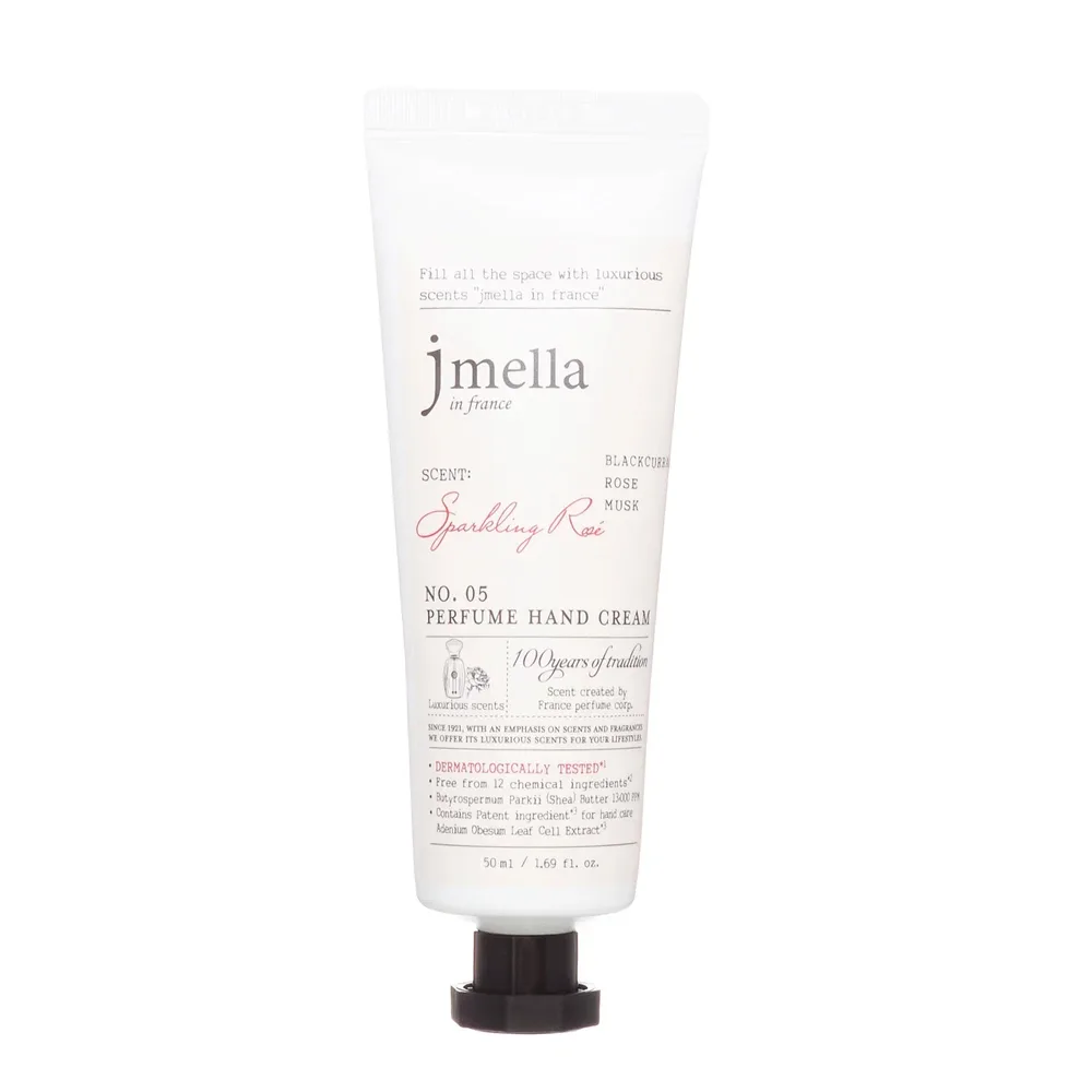 JMELLA Крем для рук ЧЁРНАЯ СМОРОДИНА / РОЗА / МУСКУС In France Sparkling Rose' Perfume Hand Cream