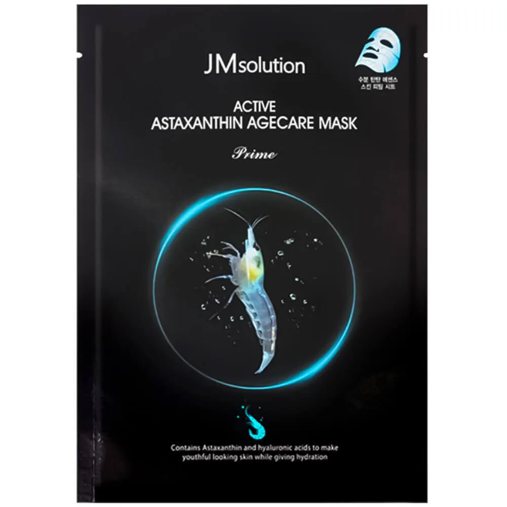 JMSOLUTION Антиоксидантная маска с астаксантином JMsolution Active Astaxantine Agecare Mask Prime