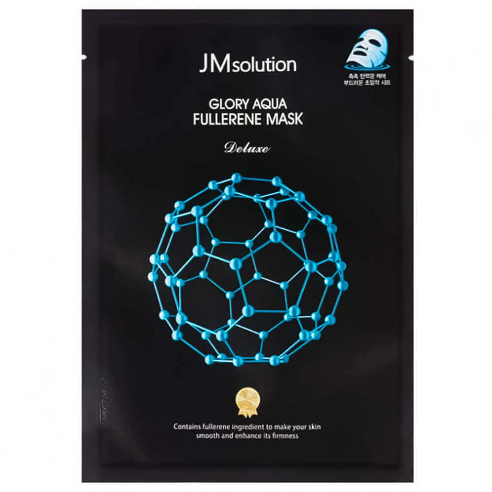 JMSOLUTION Антиоксидантная маска с фуллереном и пептидами JMsolution Aqua Fullerene Mask