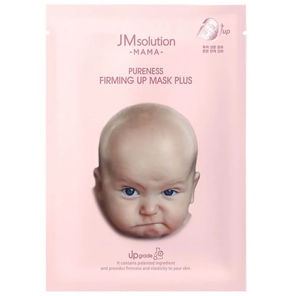 JMSOLUTION Гипоаллергенная тканевая маска для упругости кожи JMsolution Mama Pureness Firming Up Mask Plus