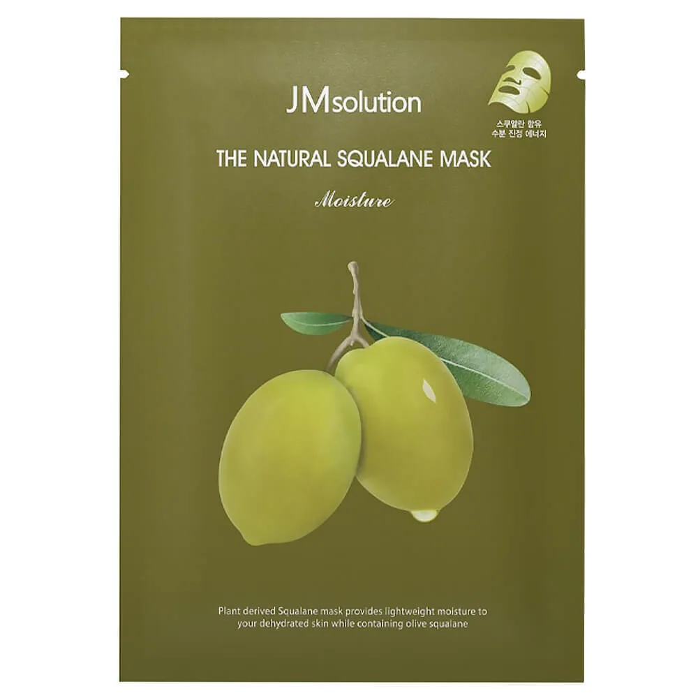 JMSOLUTION Лёгкая увлажняющая тканевая маска со скваланом JMsolution The Natural Squalane Mask Moisture