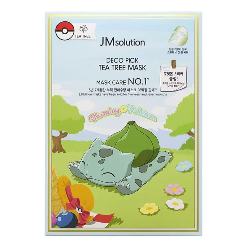 JMSOLUTION Тканевая маска с чайным деревом против воспалений JMsolution Mask Deco Pick Tea Tree Mask
