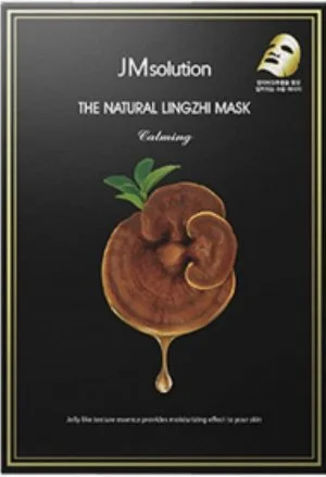 JMSOLUTION Маска для лица тканевая ГРИБ ЛИНЧЖИ успокаивающая The Natural Lingzhi Mask