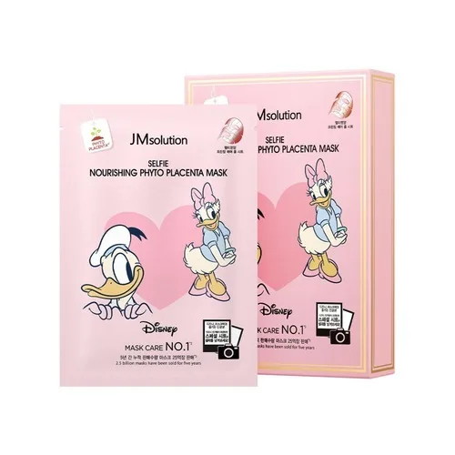 JMSOLUTION Маска для лица тканевая питательная ЭКСТРАКТ ФИТОПЛАЦЕНТЫ Disney Collection Selfie Nourishing Phyto