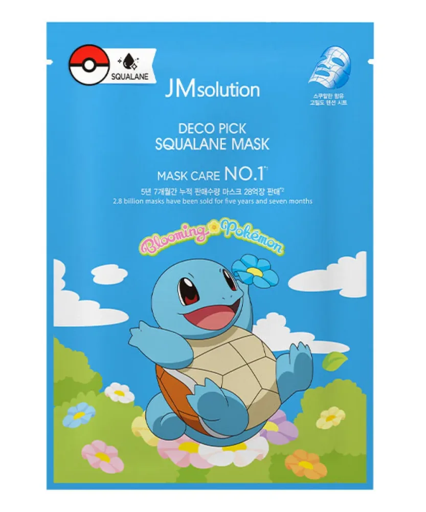 JMSOLUTION Маска для лица тканевая СКВАЛАН увлажняющая Deco Pick Squalan Mask