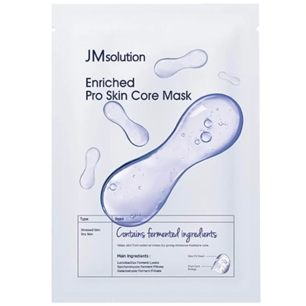 JMSOLUTION Ультратонкая восстанавливающая маска с комплексом ферментов JMsolution Enriched Pro Skin Core Mask