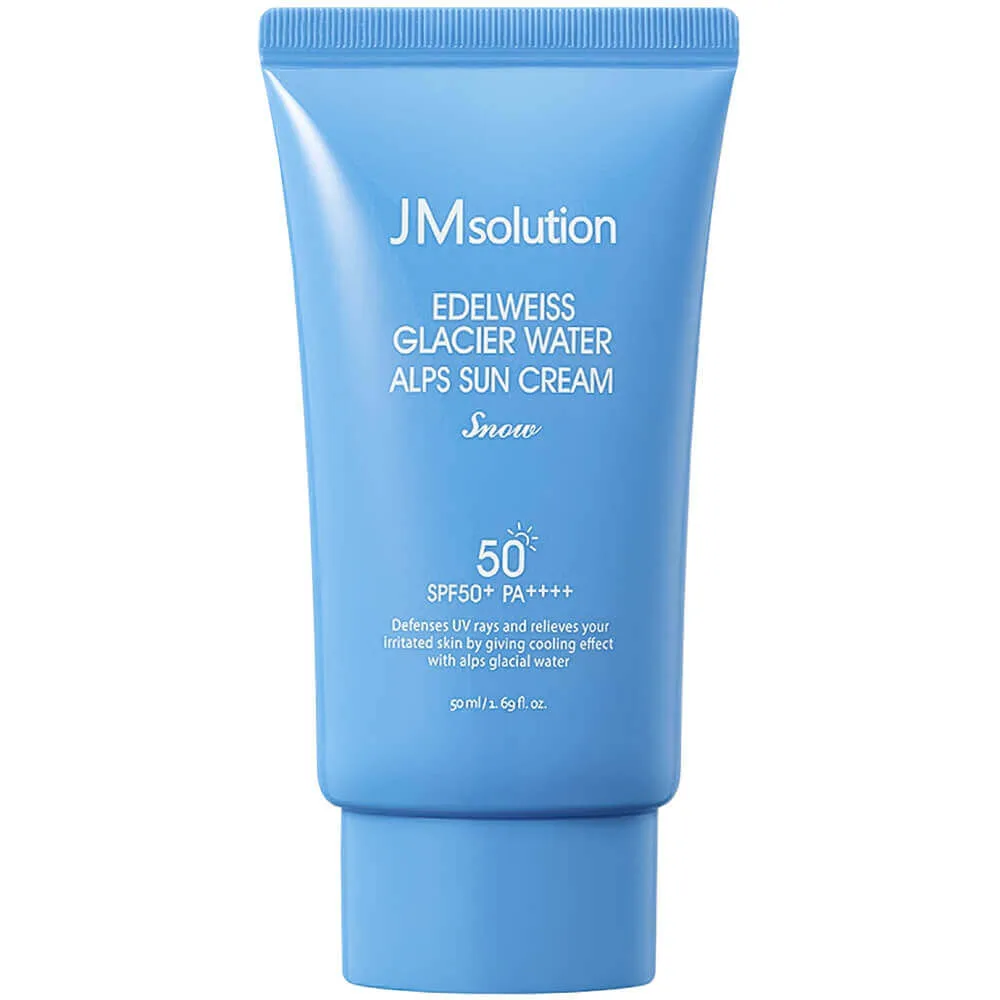 JMSOLUTION Охлаждающий санскрин JMsolution Edelweiss Glacier Water Alps Sun Cream Snow SPF50+ PA++++