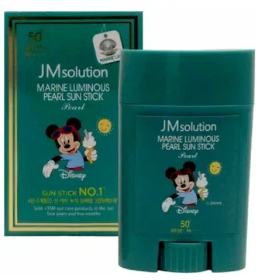 JMSOLUTION Стик для лица и тела солнцезащитный МОРСКИЕ МИНЕРАЛЫ Disney Marine Luminous Pearl Sun Stick SPF50+PA