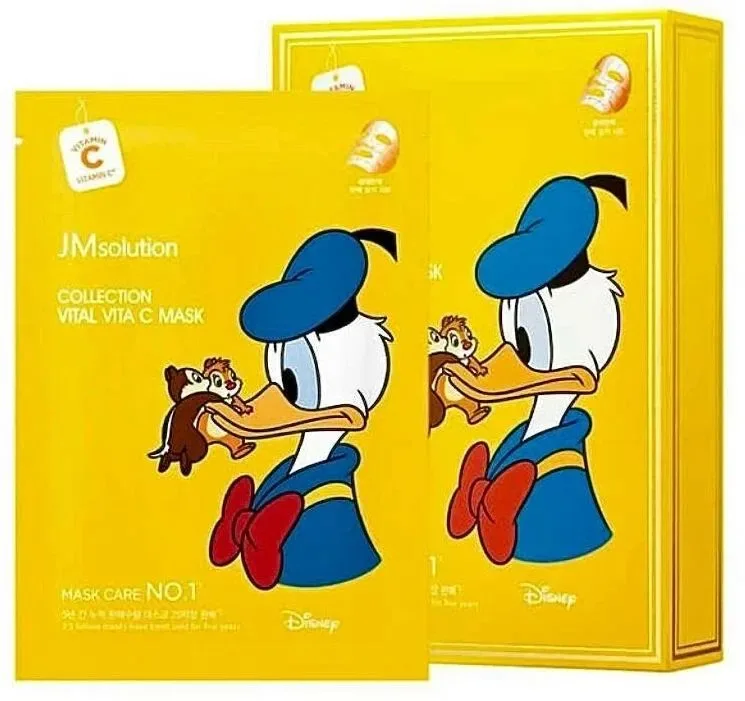JMSOLUTION Тканевая маска для лица ВИТАМИН С Jmsolution Collection Vital Vita C Mask, 30 мл х 10 шт.