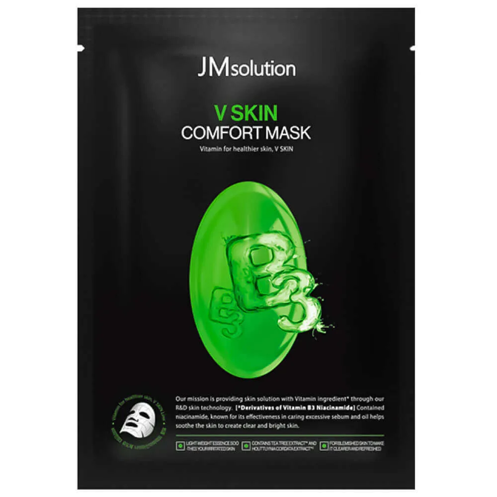 JMSOLUTION Тканевая маска для сияния кожи с витамином B3 JMsolution V Skin Comfort Mask