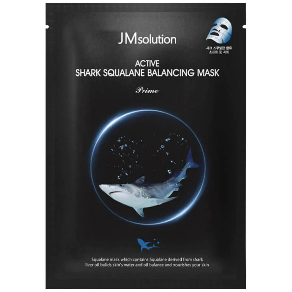 JMSOLUTION Тканевая маска с акульим скваланом JMsolution Active Shark Squalane Balancing Mask Prime