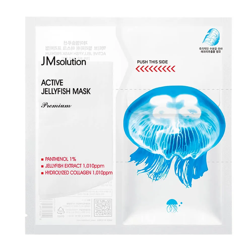 JMSOLUTION Тканевая маска с экстрактом медузы JMsolution Active Jellyfish Mask Premium