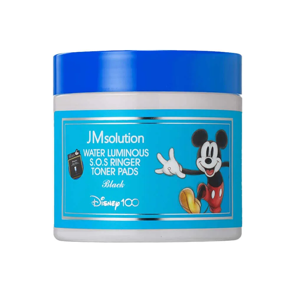JMSOLUTION Увлажняющие тонер-пэды с BHA-кислотой JMsolution Water Glow SOS Ringer Toner Pads Black