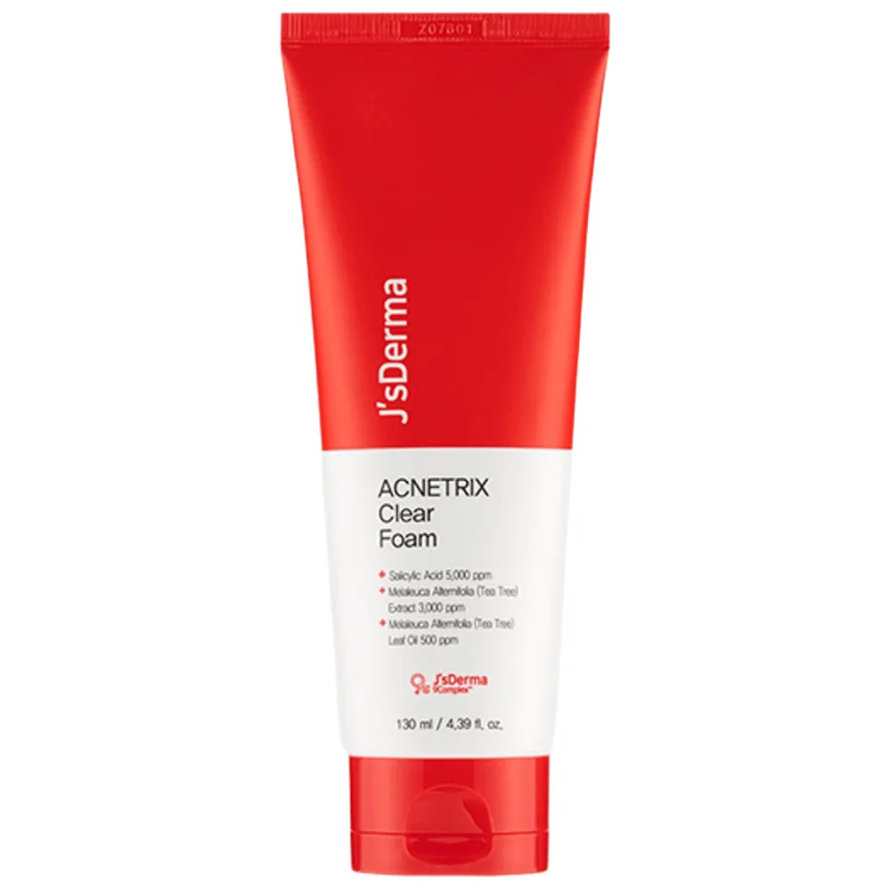 JsDerma Антибактериальная пенка для умывания для проблемной кожи JsDerma Acnetrix Clear Foam