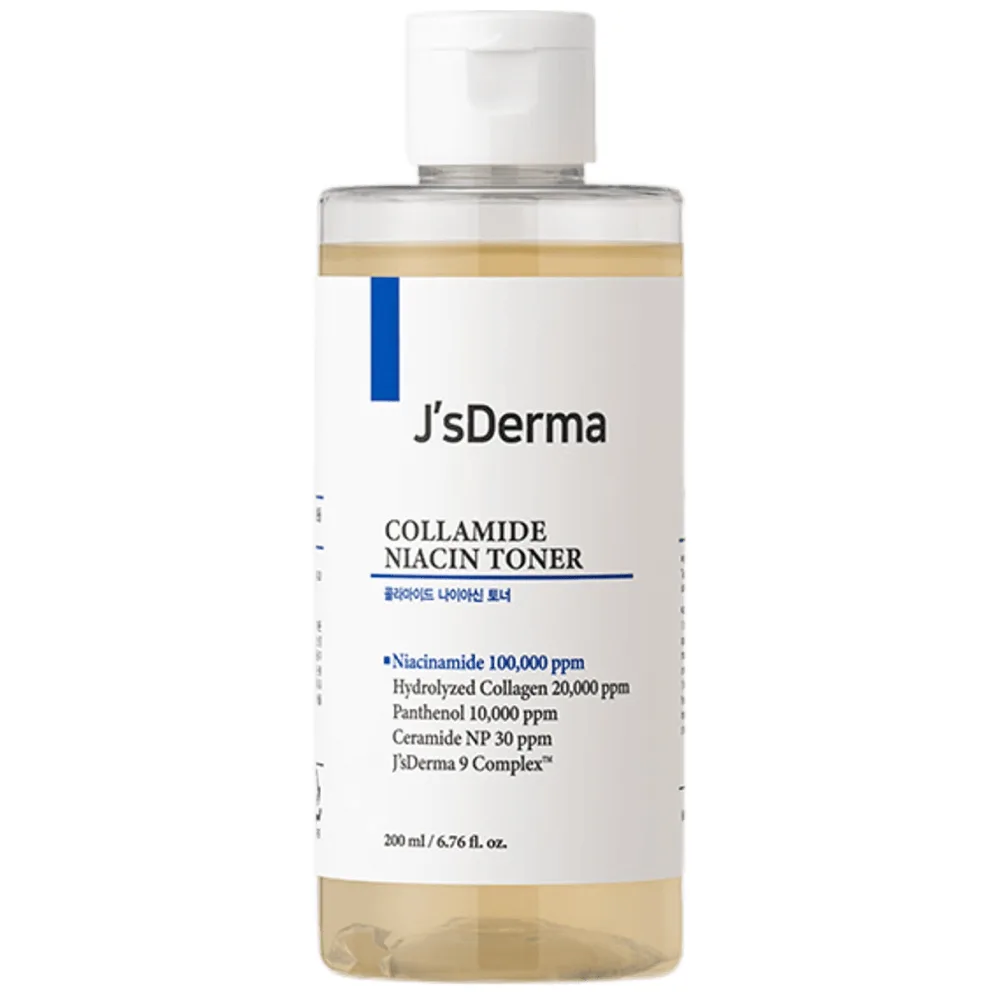 JsDerma Укрепляющий тоник с ниацинамидом и коллагеном JsDerma Collamide Niacin Toner