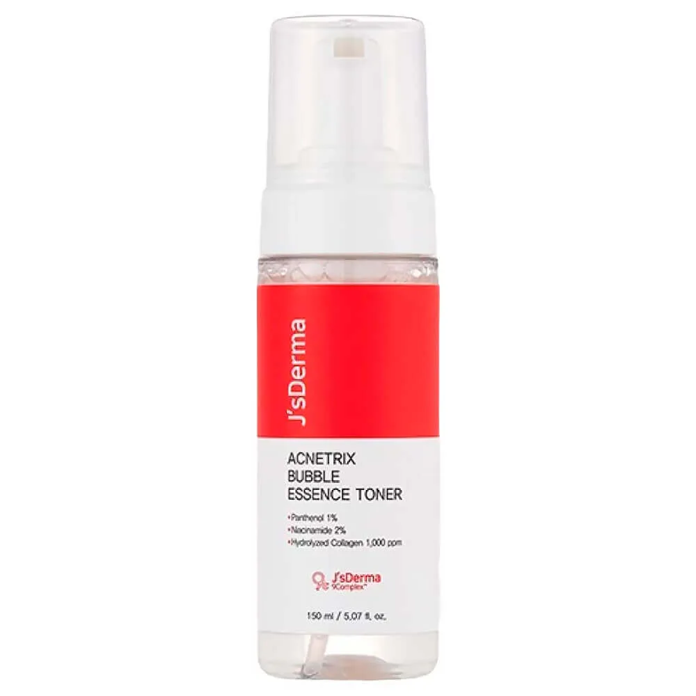 JsDerma Успокаивающий пузырьковый тонер-эссенция с 2% ниацинамида JsDerma Acnetrix Bubble Essence Toner