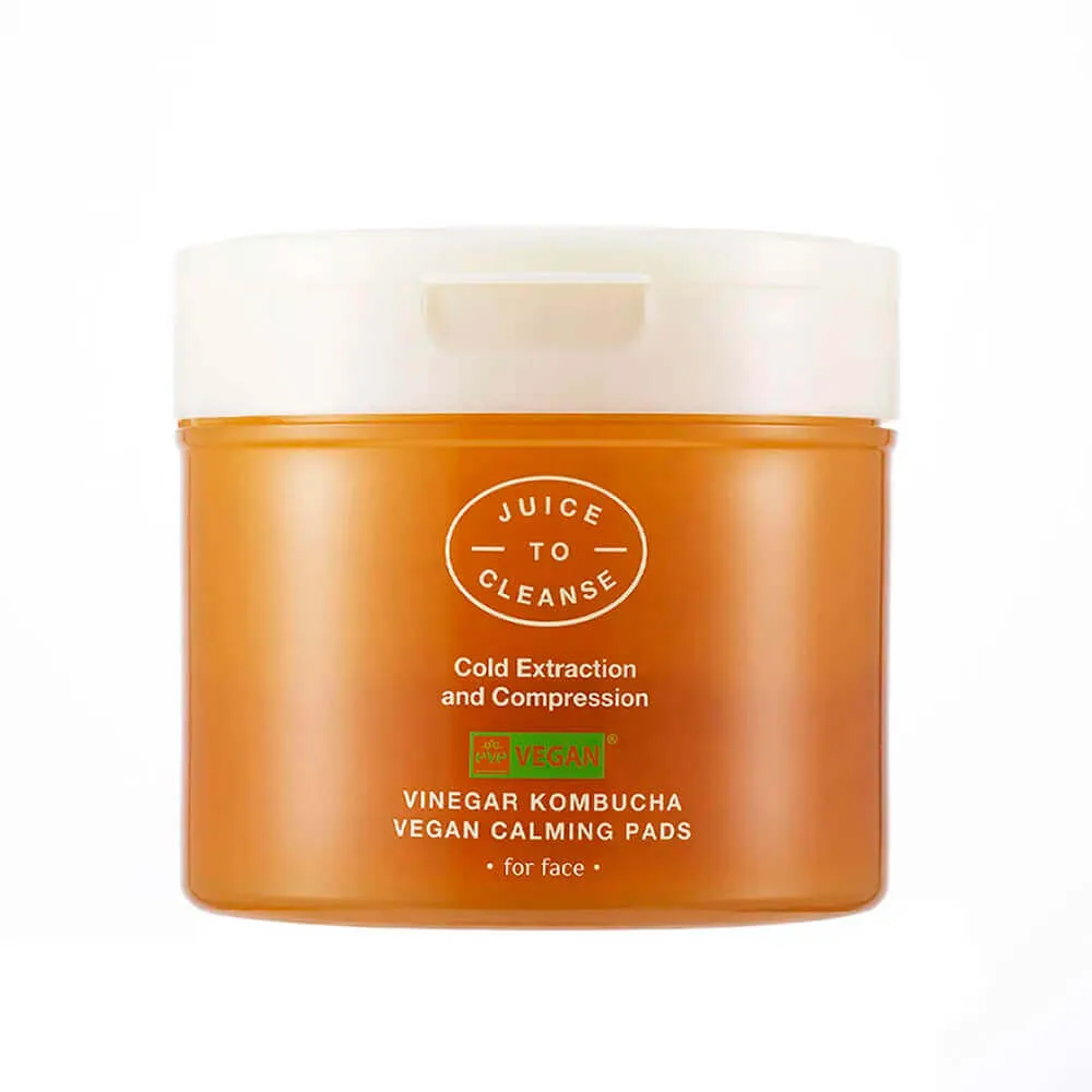 Juice To Cleanse Успокаивающие пэды с 76% комбучи Juice To Cleanse Vinegar Kombucha Vegan Calming Pads