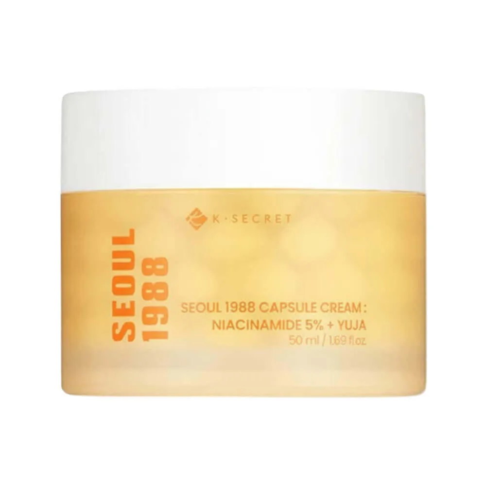 K-SECRET Капсульный крем с ниацинамидом и юдзу K-SECRET Seoul 1988 Capsule Cream: Niacinamide 5% + Yuja