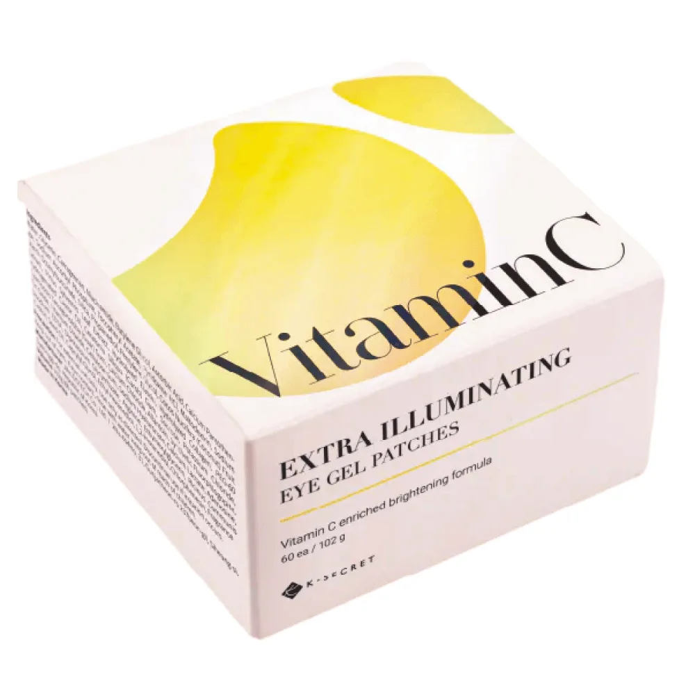 K-SECRET Осветляющие патчи для век с витамином С K-SECRET Extra Illuminating Eye Gel Patches