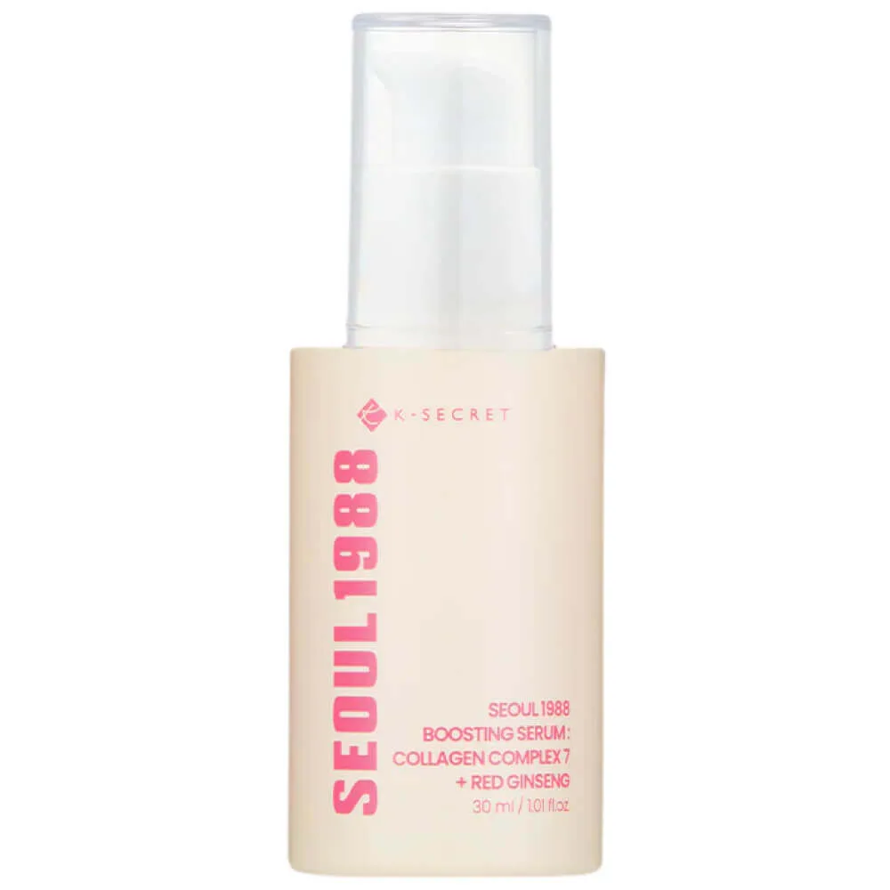 K-SECRET Увлажняющая бустер-сыворотка K-SECRET Seoul 1988 Boosting Serum: Collagen Complex + Red Ginseng