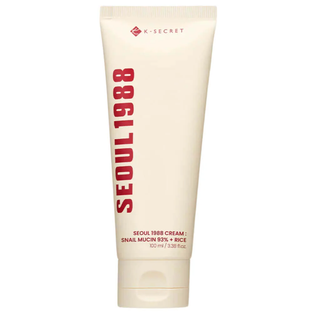 K-SECRET Увлажняющий крем с муцином улитки K-SECRET Seoul 1988 Cream: Snail Mucin 93% + Rice
