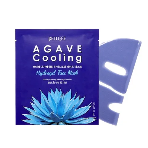 KOELF [PETITFEE] НАБОР Гидрогелевая маска для лица АГАВА Agave Cooling Hydrogel Face Mask