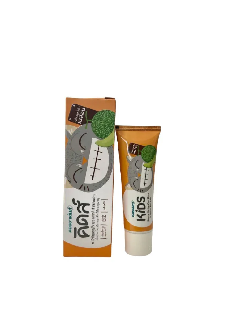 KOLBADENT Зубная паста детская органическая ДЫНЯ Kids Natural Oral Paste Hokkaido Melon