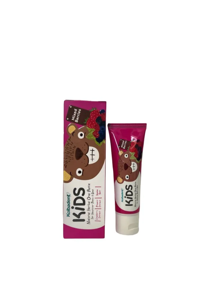 KOLBADENT Зубная паста детская органическая ЯГОДЫ Kids Natural Oral Paste Mixed Berries